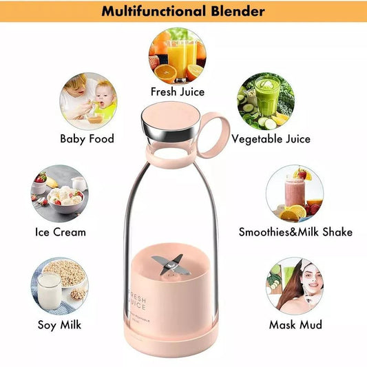 Portable Blender USB Rechargeable Mini Juicer Blender